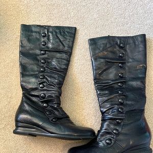 Miz Mooz black leather boots